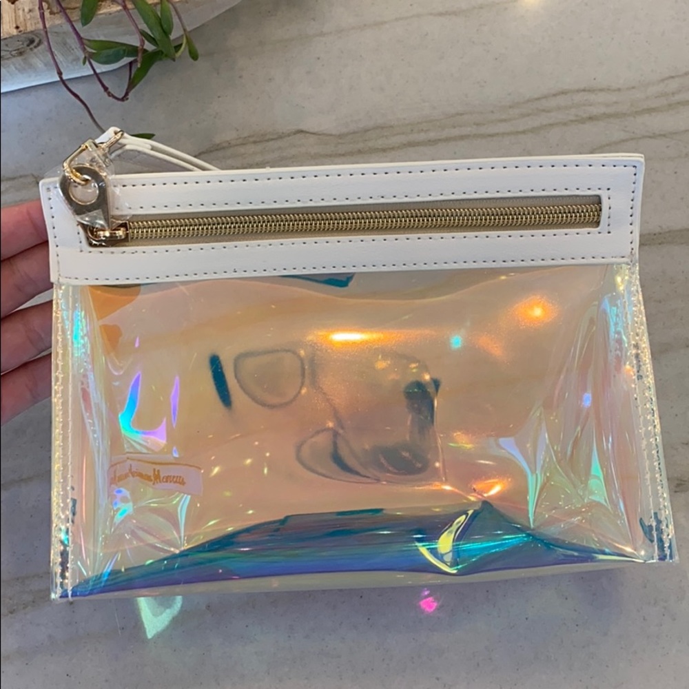 Neimen Marcus Clear and white Bag